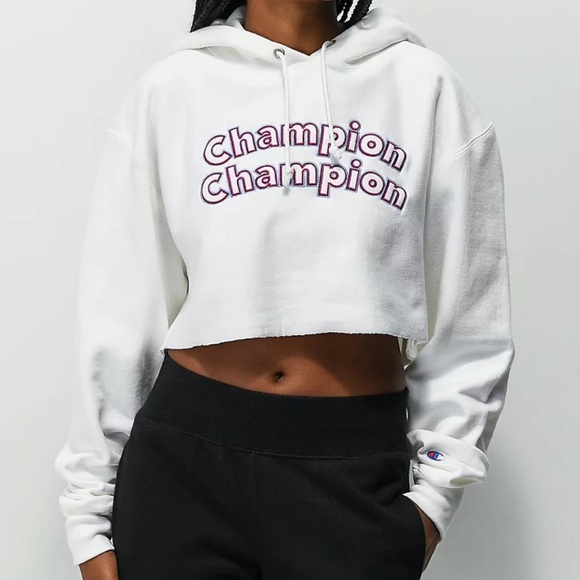 Champion Reverse Weave Cropped Sweatshirt - Picture 1 of 8
